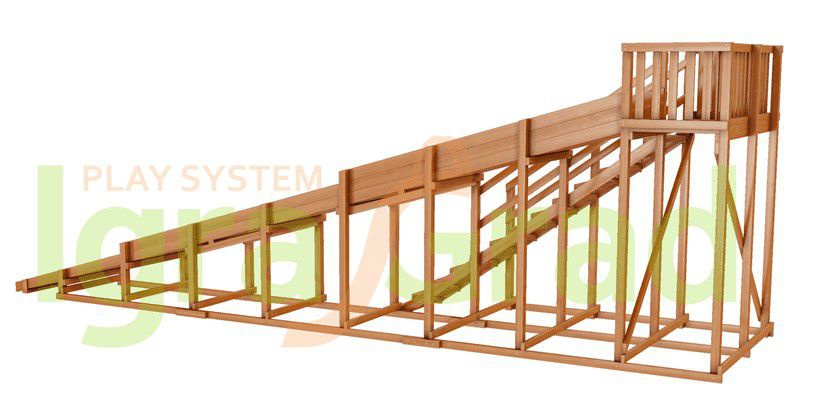 Зимняя горка Snow Fox скат 8 м